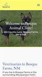 Mobile Screenshot of bosqueanimalclinic.com